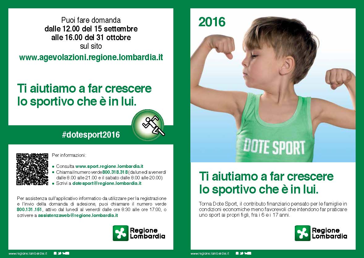 Brochure Dote Sport 2016 Pagina 1