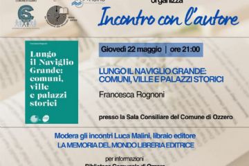 Incontro con l&#39;Autore - gioved&#236; 22 maggio 2025 alle ore 21.00 